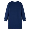 DZIECIĘCA SUKIENKA DRESOWA GRANATOWA 116