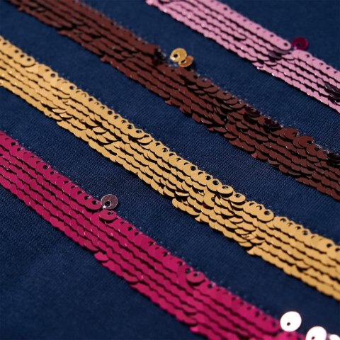 DZIECIĘCA SUKIENKA DRESOWA GRANATOWA 116