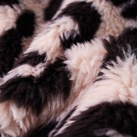 KURTKA DZIECIĘCA ZE SZTUCZNEGO FUTERKA JASNORÓŻOWA 128