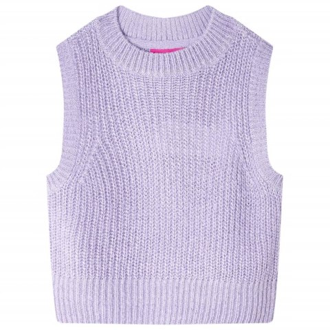 SWETROWA KAMIZELKA DZIECIĘCA Z DZIANINY KOLOR JASNY LILIOWY 92