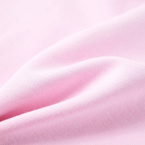 BLUZA DZIECIĘCA Z KAPTUREM JASNORÓŻOWA 104