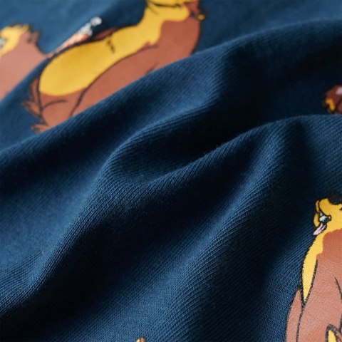 DZIECIĘCA PIŻAMA JASNOCZĘŚCIOWA DŻINSOWY NIEBIESKI 92