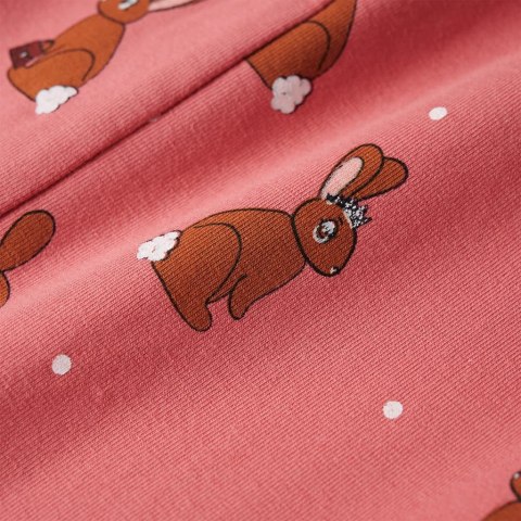 KOMBINEZON DZIECIĘCY Z KAPTUREM BRUDNY RÓŻ 104