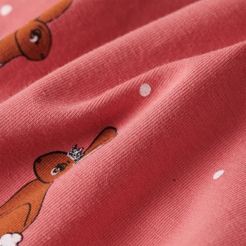 KOMBINEZON DZIECIĘCY Z KAPTUREM BRUDNY RÓŻ 104