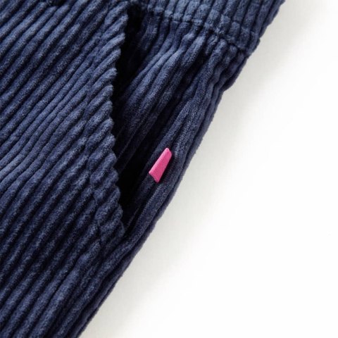 SPODNIE DZIECIĘCE SZTRUKSOWE GRANATOWE 92