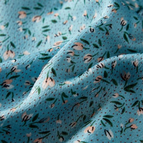 SUKIENKA DZIECIĘCA Z DŁUGIMI RĘKAWAMI NIEBIESKA 92