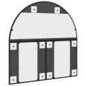 LUSTRO ŚCIENNE CZARNE 80X80CM ZAKOŃCZONE ŁUKIEM ŻELAZO