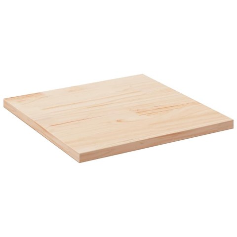 BLAT STOŁU 80X80X2,5CM LITE DREWNO SOSNOWE KWADRATOWY