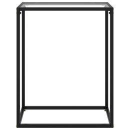 STOLIK KONSOLOWY PRZEZROCZYSTY 60X35X75CMSZKŁO HARTOWANE