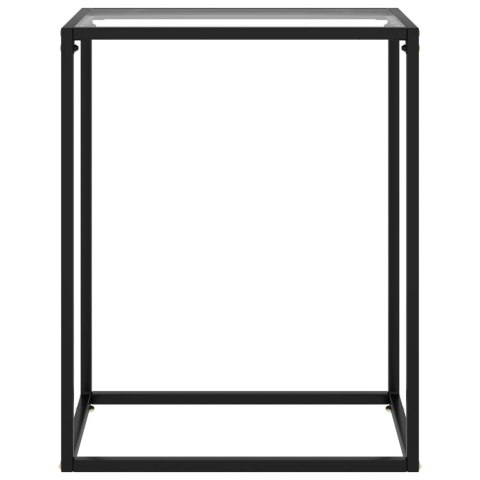 STOLIK KONSOLOWY PRZEZROCZYSTY 60X35X75CMSZKŁO HARTOWANE