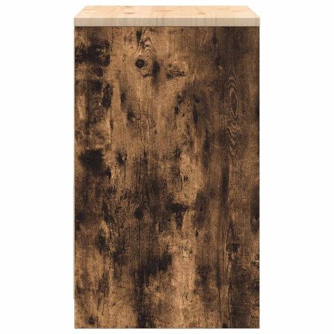 GARAŻOWA SZAFKA DO PRZECHOWYWANIA DĄB WĘDZONY 60X51X85CM