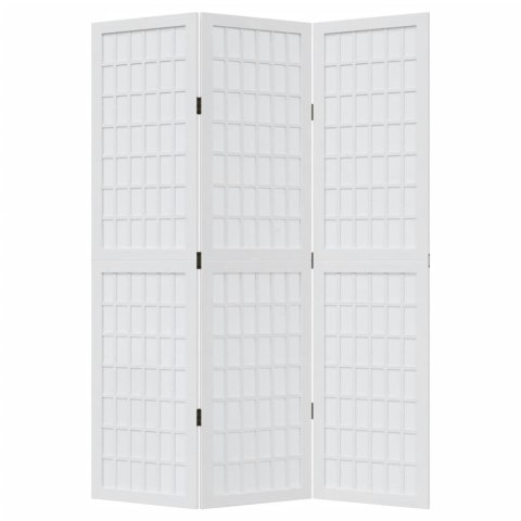 PARAWAN POKOJOWY 3-PANELOWY BIAŁY LITE DREWNO PAULOWNI