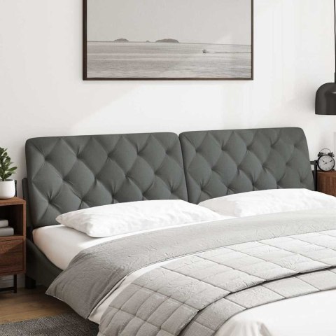 PODUSZKA NA WEZGŁOWIE CIEMNOSZARA 200CM TKANINA