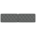 PODUSZKA NA WEZGŁOWIE CIEMNOSZARA 200CM TKANINA
