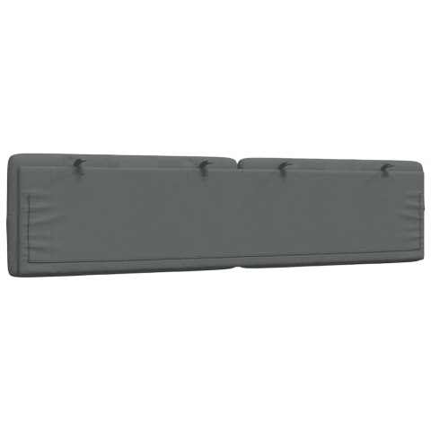 PODUSZKA NA WEZGŁOWIE CIEMNOSZARA 200CM TKANINA