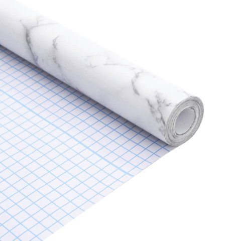 SAMOPRZYLEPNA OKLEINA MEBLOWA MARMUROWA BIEL 90X500CM PVC