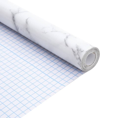 SAMOPRZYLEPNA OKLEINA MEBLOWA MARMUROWA BIEL 90X500CM PVC