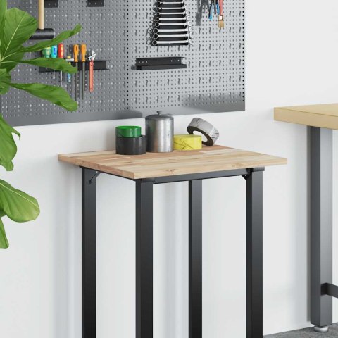 BLAT DO BIURKA 80X50X2CM SUROWE DREWNO AKACJOWE