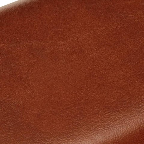 KOZIOŁ GIMNASTYCZNY BRĄZOWY SKÓRA NATURALNA I DREWNO MANGO