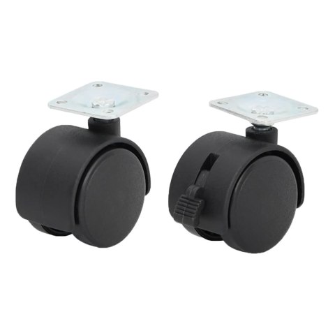 STOJAK SZAFKA REGAŁ NA KÓŁKACH POD DRUKARKĘ 2-POZIOMOWY PRZYDYMIONY DĄB 41X28X33,5CM