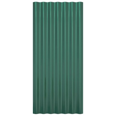 PANELE DACHOWE 12 SZT. MALOWANA PROSZKOWO STAL 80X36CM