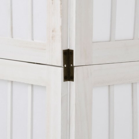 PARAWAN POKOJOWY 5-PANELOWY BIAŁY LITE DREWNO PAULOWNI