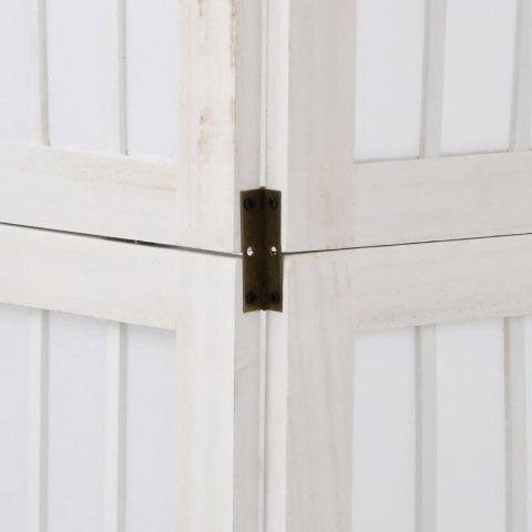 PARAWAN POKOJOWY 6PANELOWY BIAŁY LITE DREWNO PAULOWNI