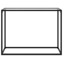 STOLIK KONSOLOWY PRZEZROCZYSTY 100X35X75CM SZKŁO HARTOWANE