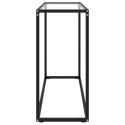 STOLIK KONSOLOWY PRZEZROCZYSTY 100X35X75CM SZKŁO HARTOWANE