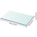 PÓŁKI 2 SZT PANEL Z PRZEZROCZYSTEGO SZKŁA 30X15CM