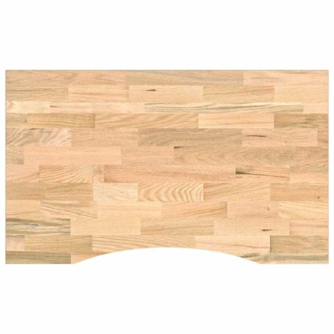 STOLIK ROBOCZY 100X60X(71,5-98)CM DREWNO DĘBOWE