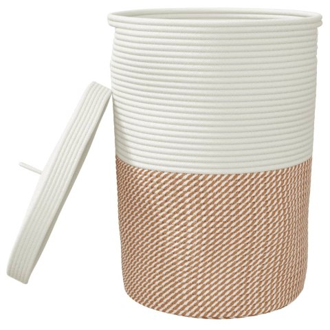 KOSZ Z POKRYWĄ DO PRZECHOWYWANIA ZABAWEK KOCA UBRAŃ RĘCZNIKÓW 37X50