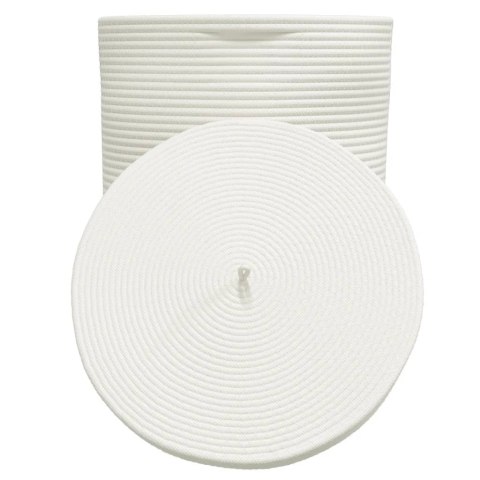 KOSZ Z POKRYWĄ DO PRZECHOWYWANIA ZABAWEK KOCA UBRAŃ RĘCZNIKÓW 37X50