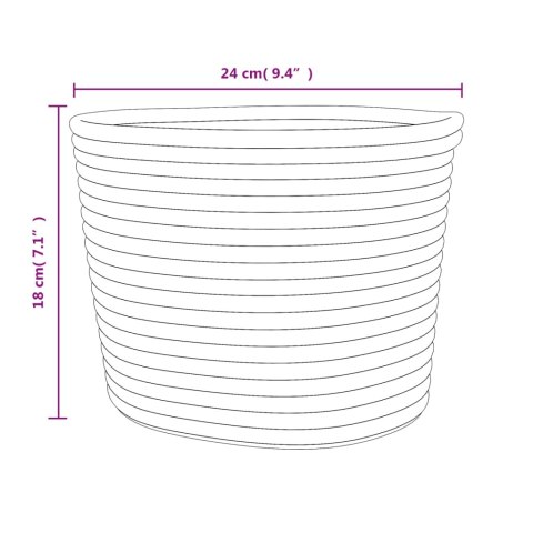 KOSZ BAWEŁNIANY DO PRZECHOWYWANIA ZABAWEK KOCA UBRAŃ RĘCZNIKÓW 2 SZT 24X18
