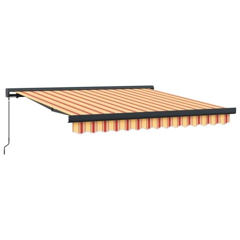 MARKIZA MANUALNA ŻÓŁTA I POMARAŃCZOWA 300X250CM