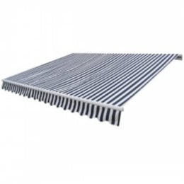 MARKIZA AUTOMATYCZNA 600CM NIEBIESKO-BIAŁA