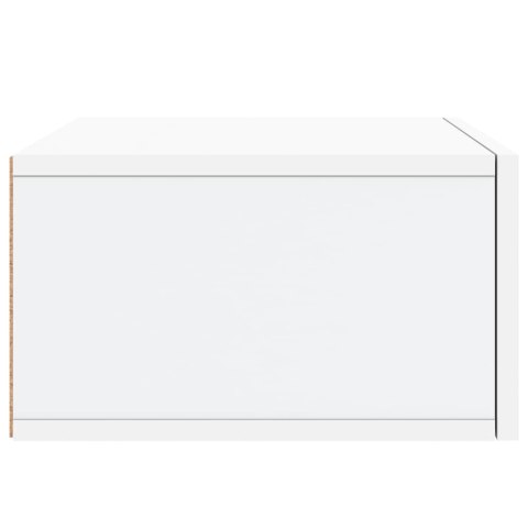 WISZĄCA SZAFKA NOCNA BIAŁA 35X35X20CM