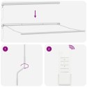 AUTOMATYCZNA MARKIZA W ŻÓŁTYM I POMARAŃCZOWYM 400X300CM
