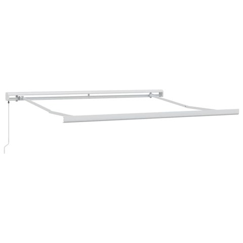 MARKIZA MANUALNA CZERWONO-BIAŁA 350X250CM