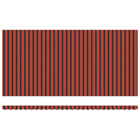 AUTOMATYCZNA MARKIZA ZWIJANA Z LED POMARAŃCZOWA I BRĄZOWA 600X300CM