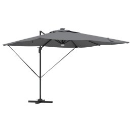 PARASOL OGRODOWY ROMA LED ANTRACYT 286X285X270CM PROSTOKĄTNY DUŻY TARAS OGRÓD