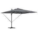PARASOL OGRODOWY ROMA LED ANTRACYT 286X285X270CM PROSTOKĄTNY DUŻY TARAS OGRÓD