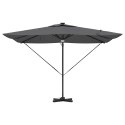PARASOL OGRODOWY ROMA LED ANTRACYT 286X285X270CM PROSTOKĄTNY DUŻY TARAS OGRÓD
