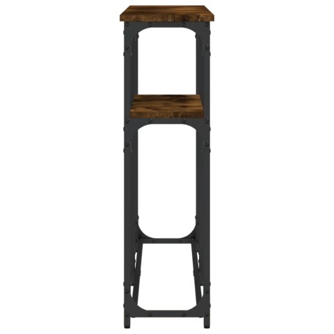 STOLIK KONSOLOWY PRZYDYMIONY DĄB 145X22,5X75CM