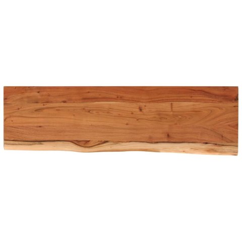 BLAT DO STOŁU 120X40X3,8CM DREWNO AKACJOWE NATURALNA KRAWĘDŹ