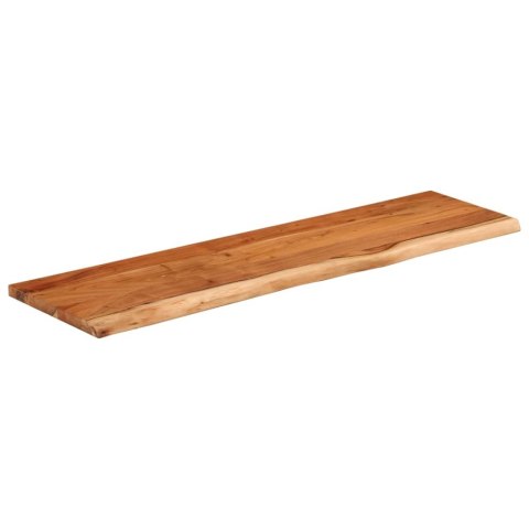 BLAT DO STOŁU 120X40X3,8CM DREWNO AKACJOWE NATURALNA KRAWĘDŹ
