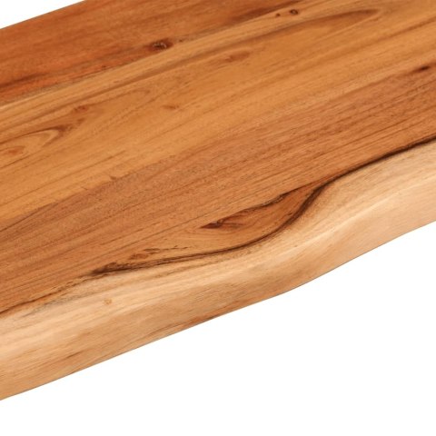 BLAT DO STOŁU 120X40X3,8CM DREWNO AKACJOWE NATURALNA KRAWĘDŹ