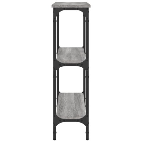 STOLIK KONSOLOWY SZARY DĄB SONOMA 75X22,5X75CM