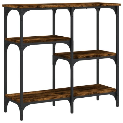 STOLIK KONSOLOWY PRZYDYMIONY DĄB 80X29X75CM