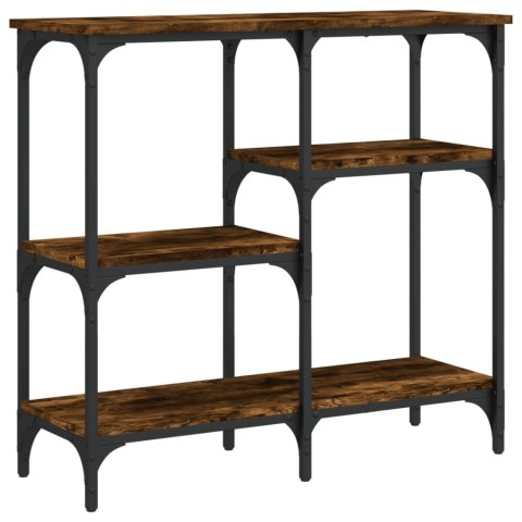 STOLIK KONSOLOWY PRZYDYMIONY DĄB 80X29X75CM